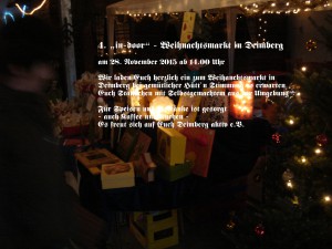 4. „in-door“ - Weihnachtsmarkt