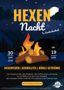 HEXEN-Nacht und 1. Mai 2026 in Sienhachenbach Anzeige